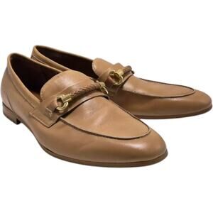 Aldo Gento Bit Slip On Loafers Genuine Leather Light Brown Men's 10 M  Old Money